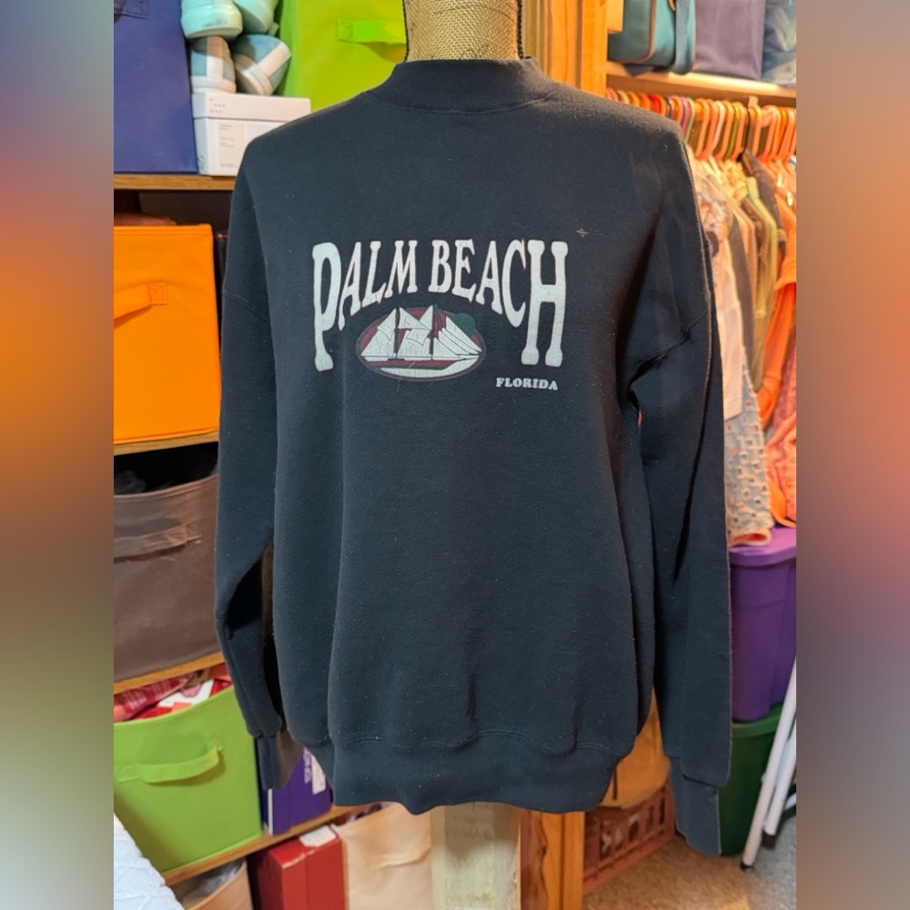 Vintage Palm Beach Crewneck Sweatshirt